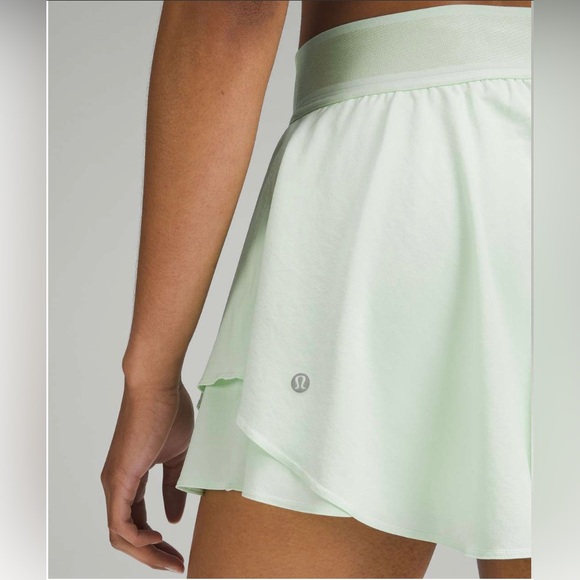 NWT Lululemon Court Rival High-Rise HR Skirt in Kohlrabi Green. Size 4. - Picture 3 of 11